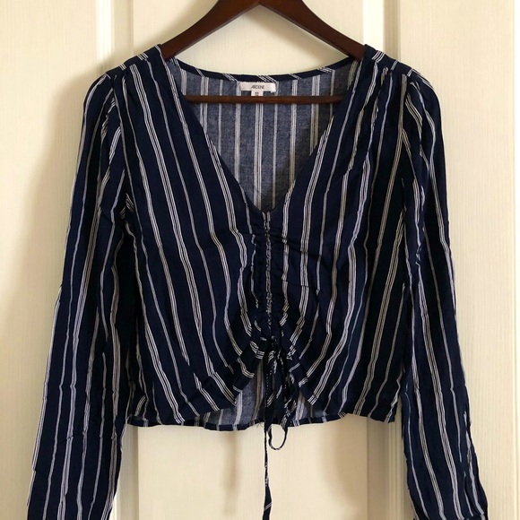 Striped navy adjustable top - Picture 1 of 3